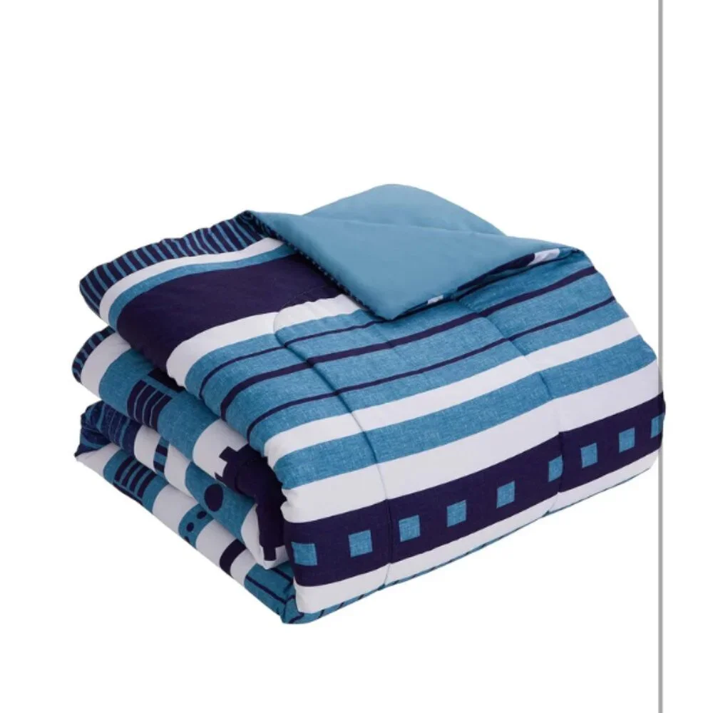 Sweet Home Collection 7Pc Comforter Set Solid Color All Season Soft Down Sz Full